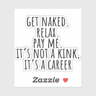 Funny Massage Therapy  Sticker