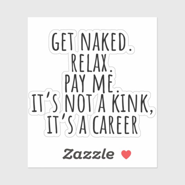 Funny Massage Therapy  Sticker (Sheet)