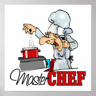 Funny Master Chef Gift Poster