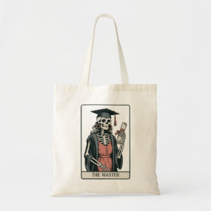 Funny Master Graduation Gift Skeleton Graduate Tote Bag