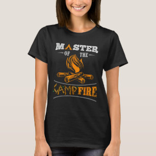 Funny Master of the Campfire Men, Women and Youth T-Shirt