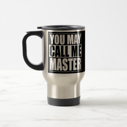 Funny Masters Degree Designs For Men Women MBA Travel Mug