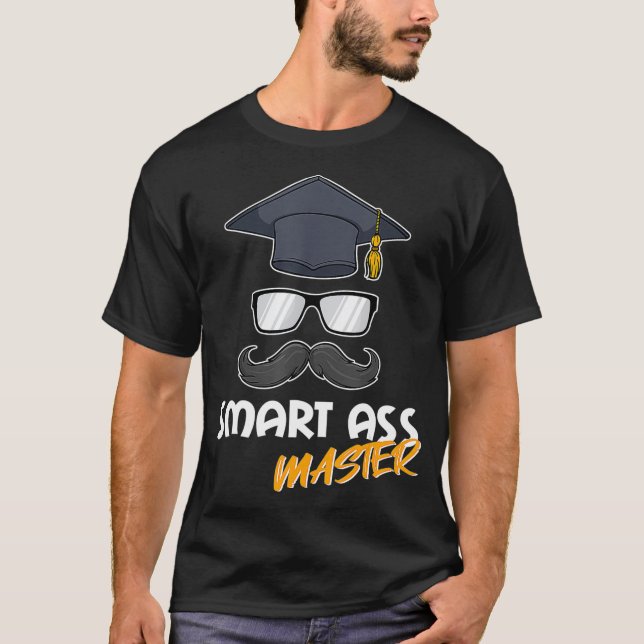 Funny Masters Degree Final Exam Student Party Grad T-Shirt (Front)