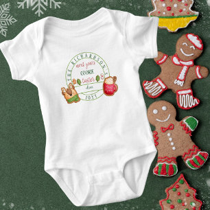 Funny Matching Christmas Next Year's Cookie Taster Baby Bodysuit