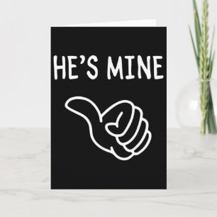 Funny Matching Couple Romantic Love Valentine Humo Card