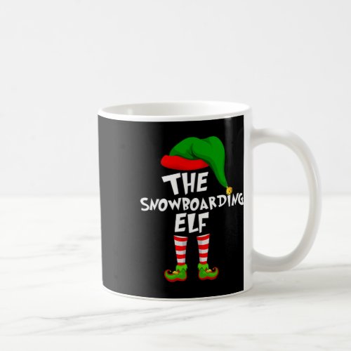 Funny Matching Family Christmas The Snowboarding E Coffee Mug