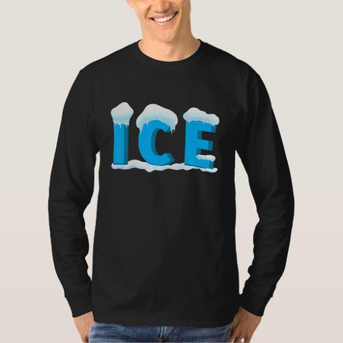 Funny Matching Family Halloween Costume Ice And Ba T_Shirt