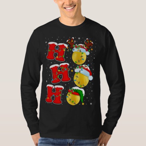 Funny Matching Family Santa Ho Ho Ho Lemon Christm T_Shirt