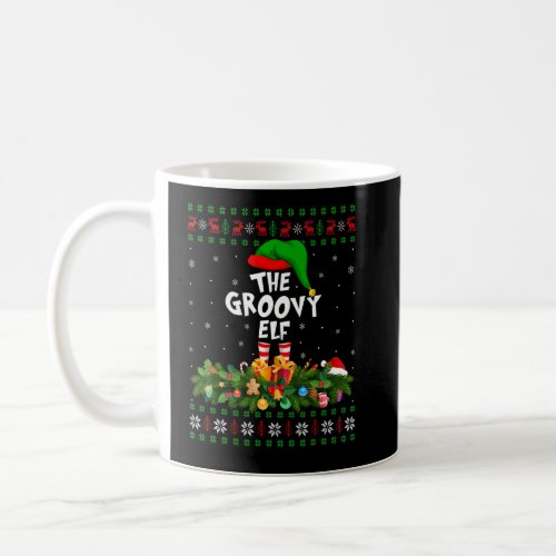 Funny Matching Family Ugly The Groovy Elf Christma Coffee Mug