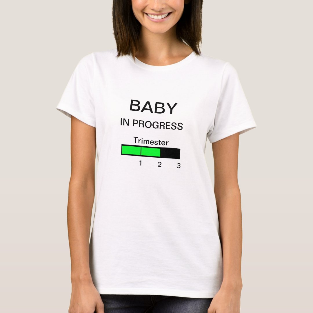 Funny Maternity or Pregnancy T Shirt 2nd Trimester Zazzle