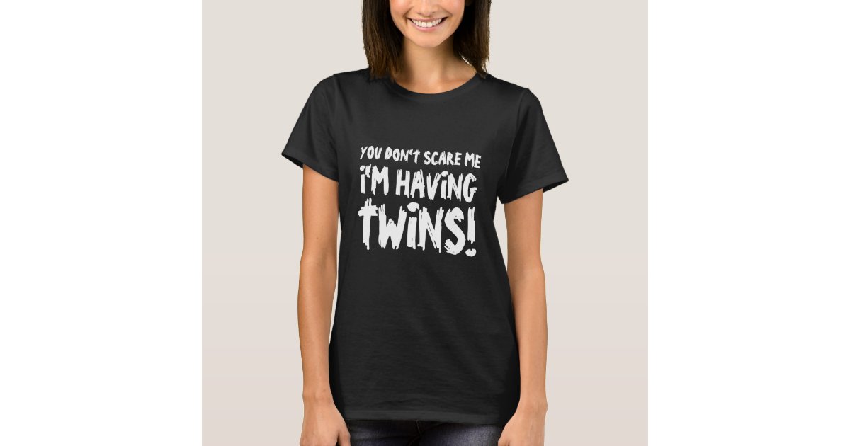 funny twin maternity shirts