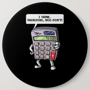 Funny Math Algebra Calculator Mathematics Joke Button