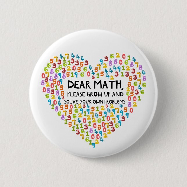 Funny Math Button (Front)