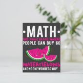 Funny Math Calculation Humor Back to School Postcard | Zazzle