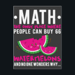 Funny Math Calculation Humor Back to School Postcard<br><div class="desc">Funny Math Calculation Humor Back to School.</div>