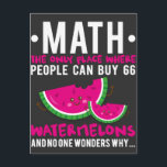 Funny Math Calculation Humor Back to School Postcard<br><div class="desc">Funny Math Calculation Humor Back to School.</div>