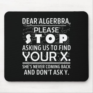 Funny Math For Math Lovers Nerd Nerdy Hilarious De Mouse Pad