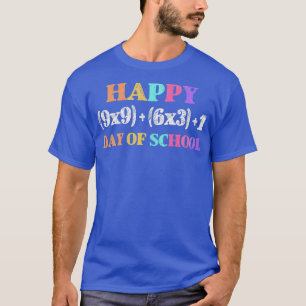 Funny Math Formula 100 Days Of School Teacher Boys T-Shirt