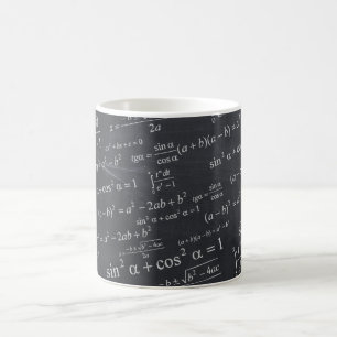 Funny Math Formula Chalkboard Geek Teacher Student Coffee Mug