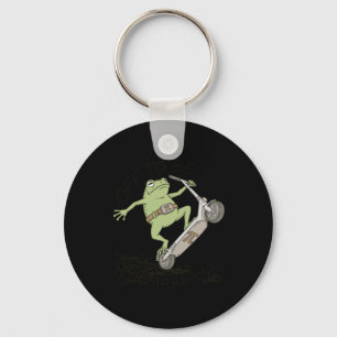 Funny Math Frog Pi Day Irrational Pun Scooter Keychain
