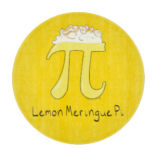 Funny Math Humor Lemon Pi Symbol Cutting Board