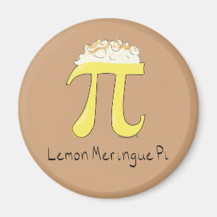 Funny Math Humor Lemon Pi Symbol Magnet