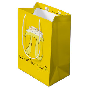 Funny Math Humor Lemon Pi Symbol Medium Gift Bag
