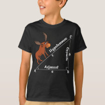 Funny Math Hypotemoose Geometry Moose Joke Pun T-Shirt Funny Math Hypotemoose Geometry Moose Joke Pun T-Shirt