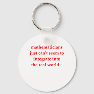 funny math joke keychain