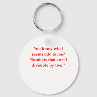 funny math joke keychain