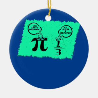 Funny Math Joke Mathematics Math Humor Student Ceramic Ornament