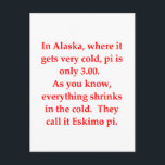 funny math joke postcard<br><div class="desc">more great math and scince jokes at jimbuf and jimhartley galleries.</div>