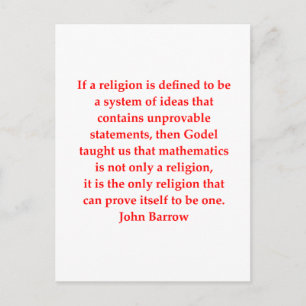 funny math joke postcard