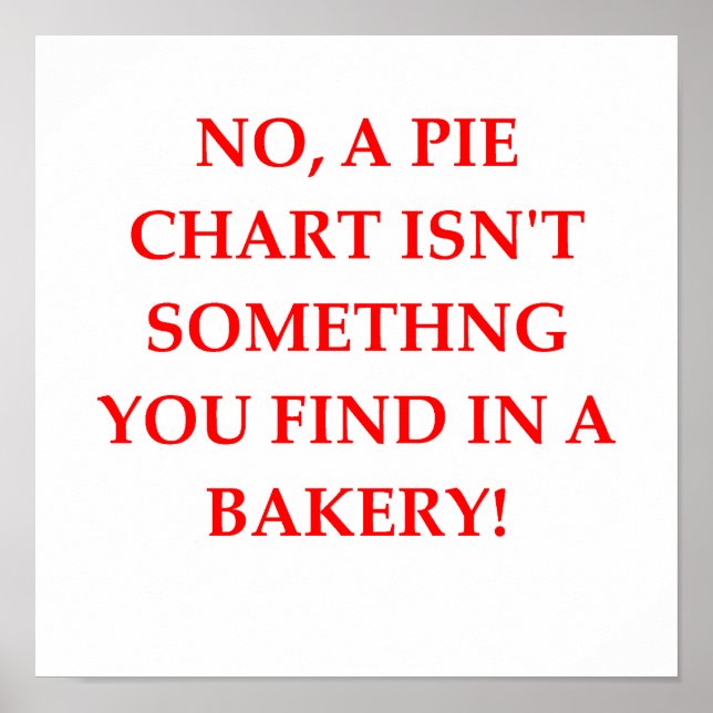 funny math joke poster (Front)