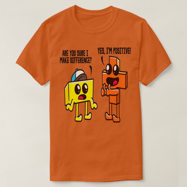 Funny Math Joke T-Shirt (Design Front)