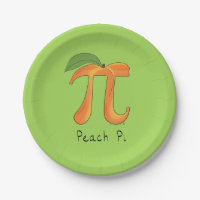 Funny Math Peach Pi Symbol