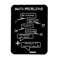 Funny Math Problems Magnet