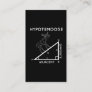 Funny Math Pun Moose Hypotenuse Mathematician. Business Card