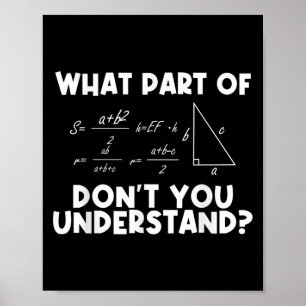 Funny Math Quote Mathematics Dear Math Teacher Sol Poster