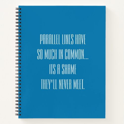 Funny Math Quote Notebook For Student and Teacher