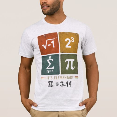 Funny Math Rebus Puzzle Pi Day T-Shirt