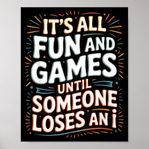 Funny Math Shirt Square Roots 4 = 2 Lose An I Retr Poster