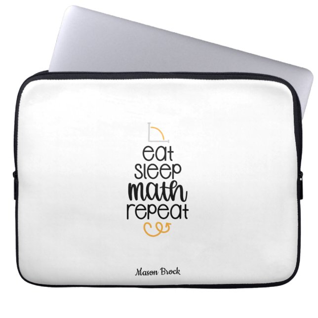 Funny Math student school personalized gift Laptop Sleeve (Front)