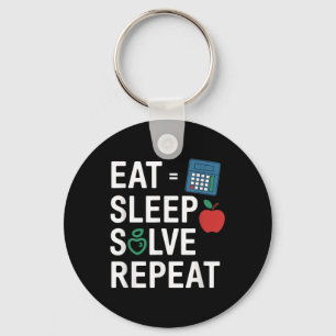 Funny Math Teacher Algebra Cl Back To School Keychain