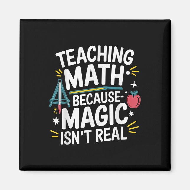 Funny Math Teacher Algebra Lover Back To School  Magnet (Front)