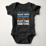 Funny Math Teacher Geometry plotting Humor Baby Bodysuit<br><div class="desc">Funny Math Teacher Geometry plotting Humor.</div>