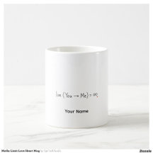 Funny Math Teacher Gift Limit Personalized Mug