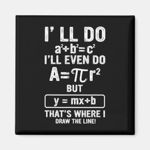 Funny Math Teacher Joke Men Women Fun Best Math Qu Magnet