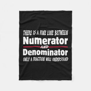 Funny Math Teacher Joke Men Women Fun Student Quot Fleece Blanket