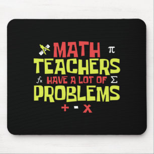 Funny Math Teacher   Math Joke   Custom Name Mouse Pad